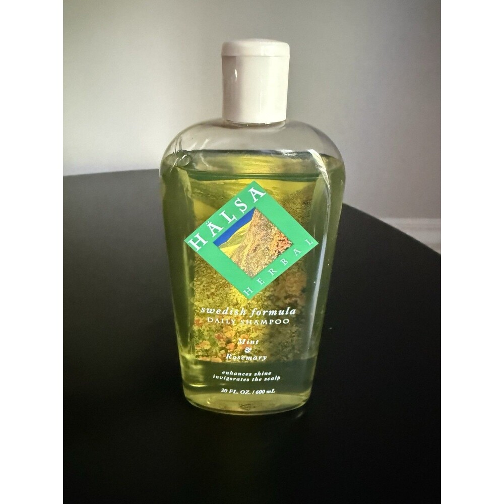 HALSA Herbal SHAMPOO Vintage Swedish Formula Mint & Rosemary 20 Fl Oz BIG BOTTLE